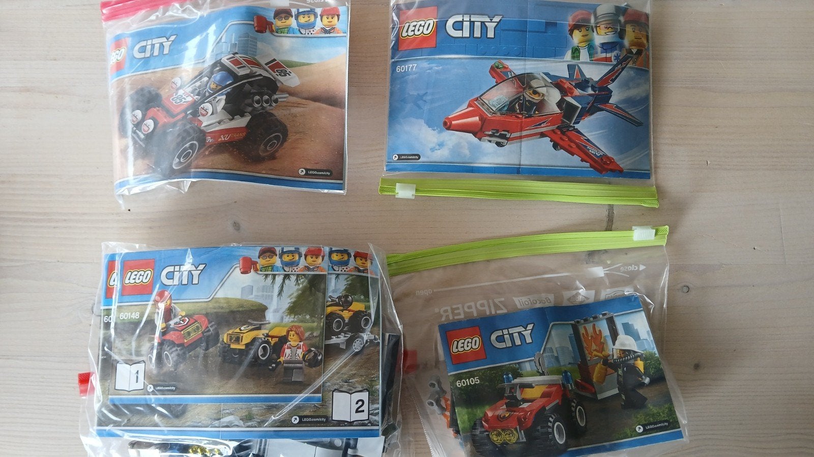 4 Lego City pakketten, City, Ophalen of Verzenden, Zo goed als nieuw, Complete set