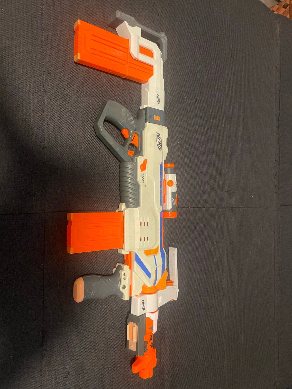 Nerf Modulus ECS-10 Blaster met accessoires, Ophalen, Gebruikt