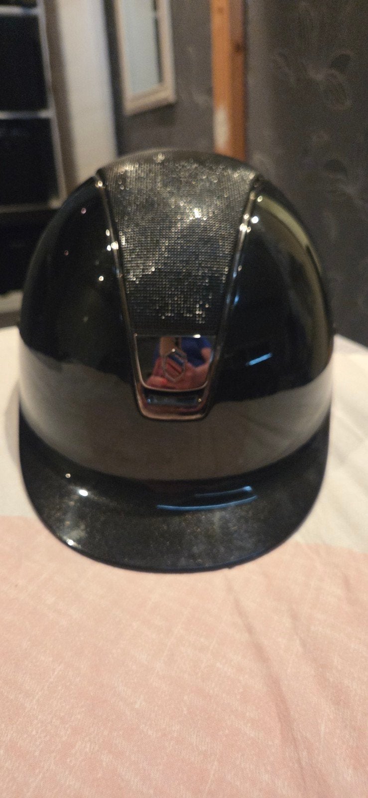 Samshield cap maat M ZGAN, Ophalen of Verzenden, Zo goed als nieuw, Dressuur, Cap