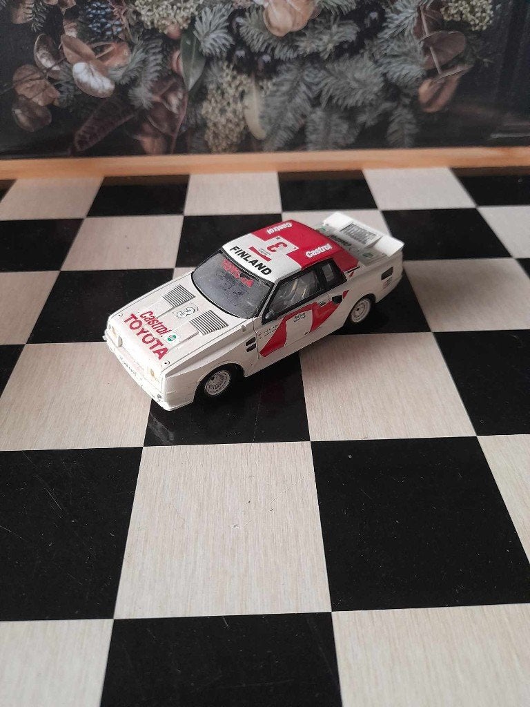 toyota celica TA60 coupe rally 1;43 gebouwde kit, Ophalen of Verzenden, Gebruikt, Auto, Overige merken