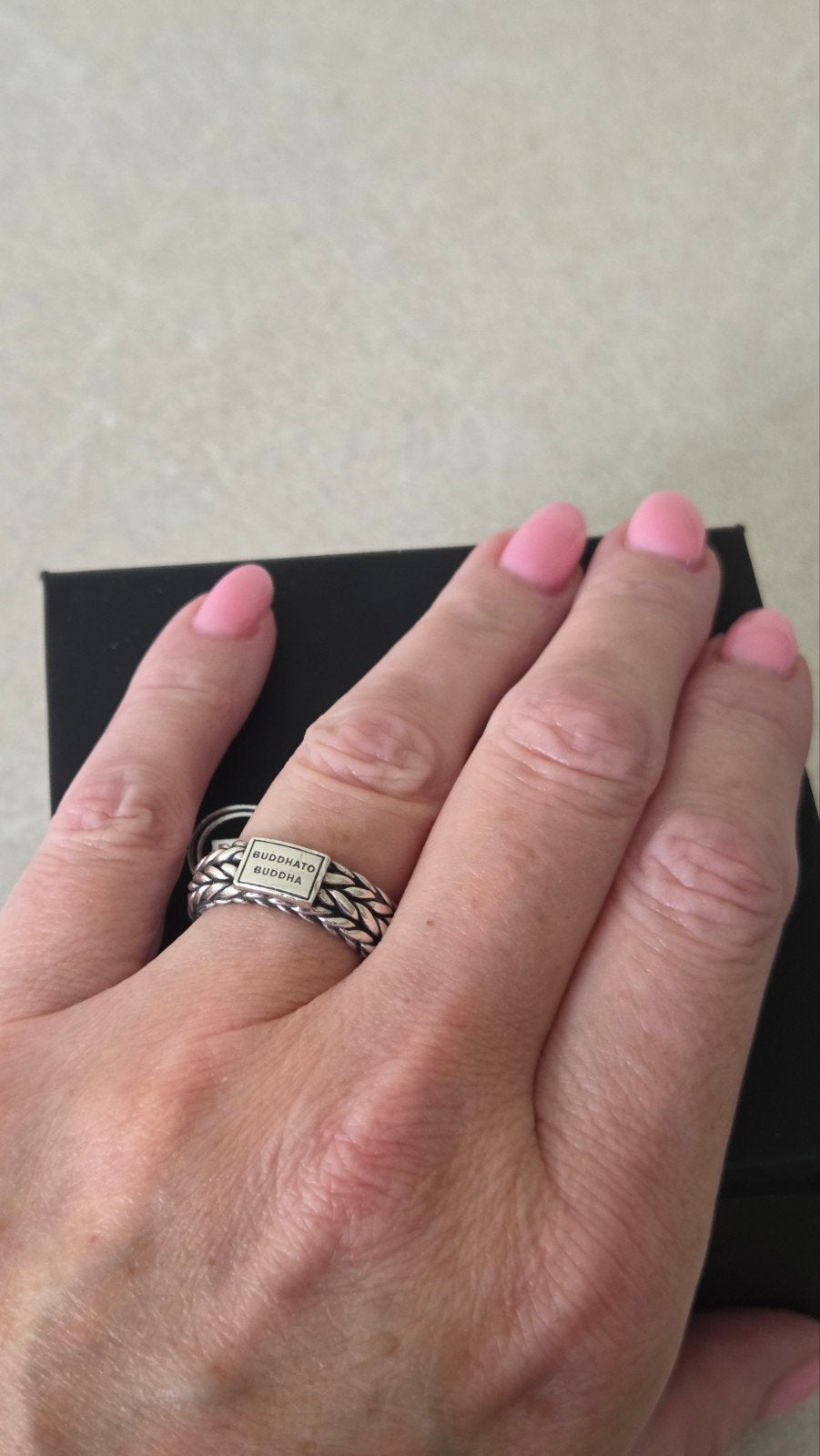 Buddha to Buddha ring Ellen, Ophalen, Zo goed als nieuw, 17 tot 18, Dame