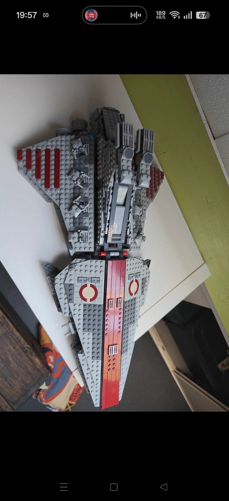 Lego Star Wars Republic Attack Cruiser (8039), Ophalen of Verzenden, Zo goed als nieuw