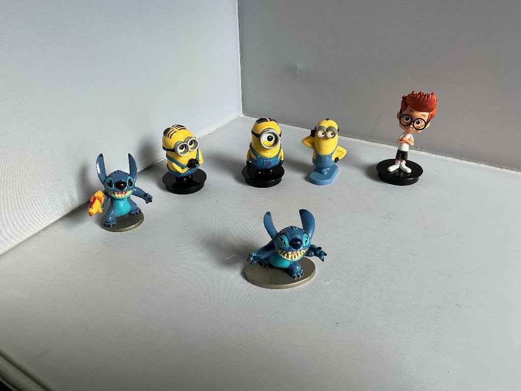 Minions - Stich e.a., Verzamelen, Poppetjes en Figuurtjes, Ophalen of Verzenden, Zo goed als nieuw