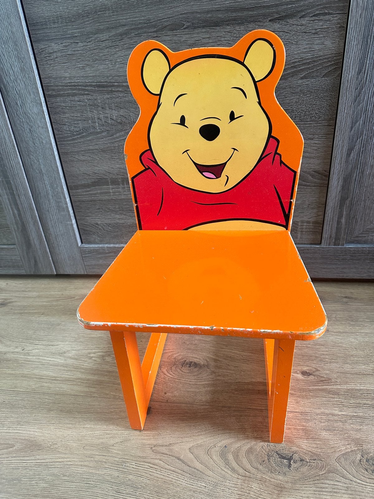 Winnie de Poeh Kinderstoeltje - Hout, Zeer Stevig, Ophalen of Verzenden, Gebruikt, Stoel