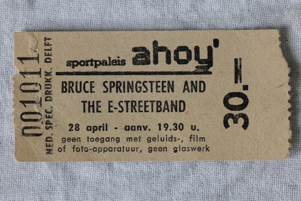 Bruce Springsteen & the e-street band Ahoy Rotterdam 26-4-81, Twee personen, April