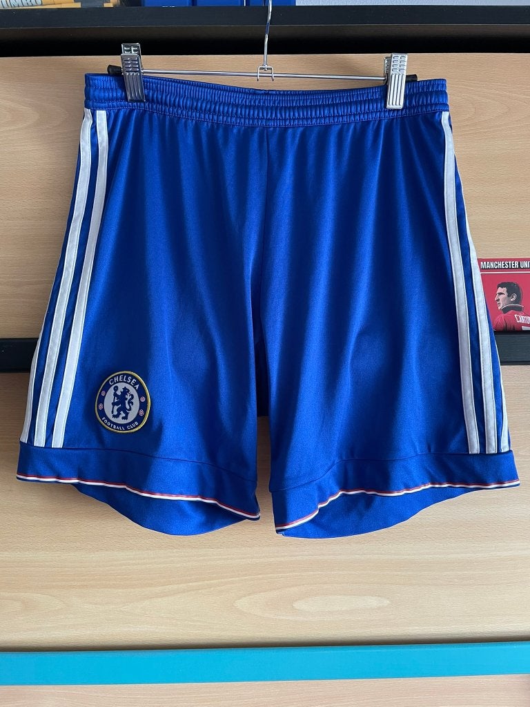 Chelsea Adidas Voetbalbroekje Blauw Maat S, Blauw, Ophalen of Verzenden, Zo goed als nieuw, Adidas