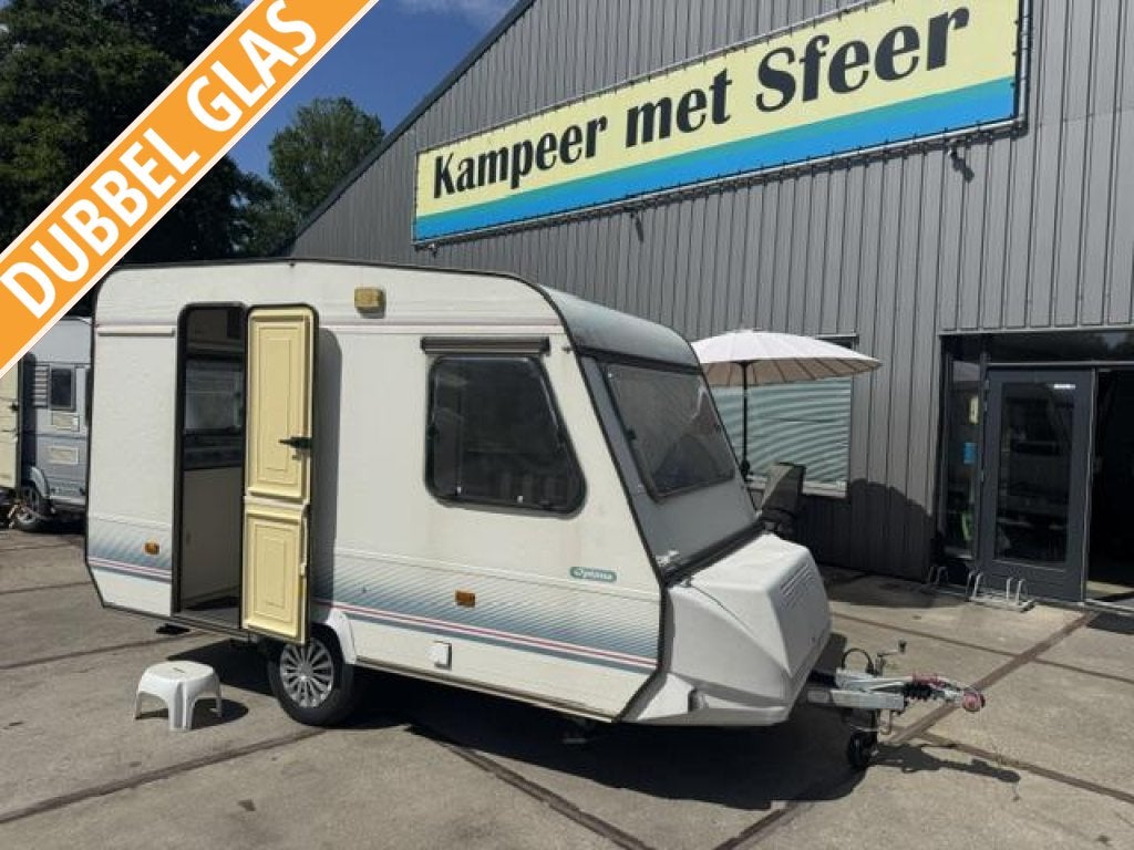 Te huur of te koop Adria Optima met Isabella voortent., Niet ingevuld, Overige typen, Rondzit, Tot en met 2