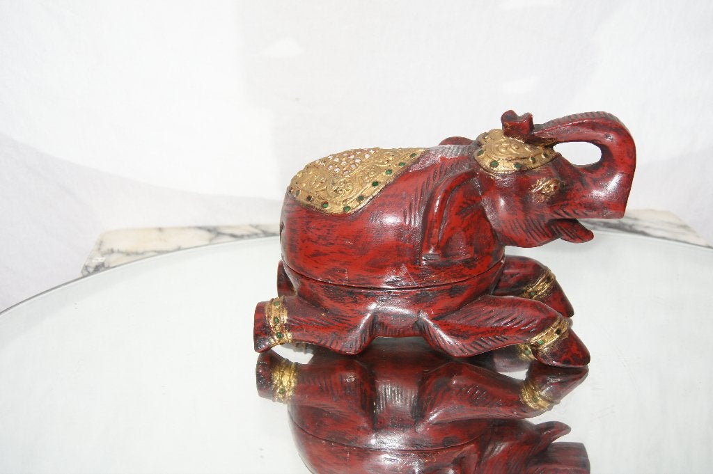 Deksel kistje / Olifant, Ophalen of Verzenden