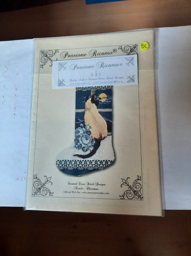 Passione Ricamo " Natale - Christmas ", Ophalen of Verzenden, Nieuw, Handborduren, Patroon