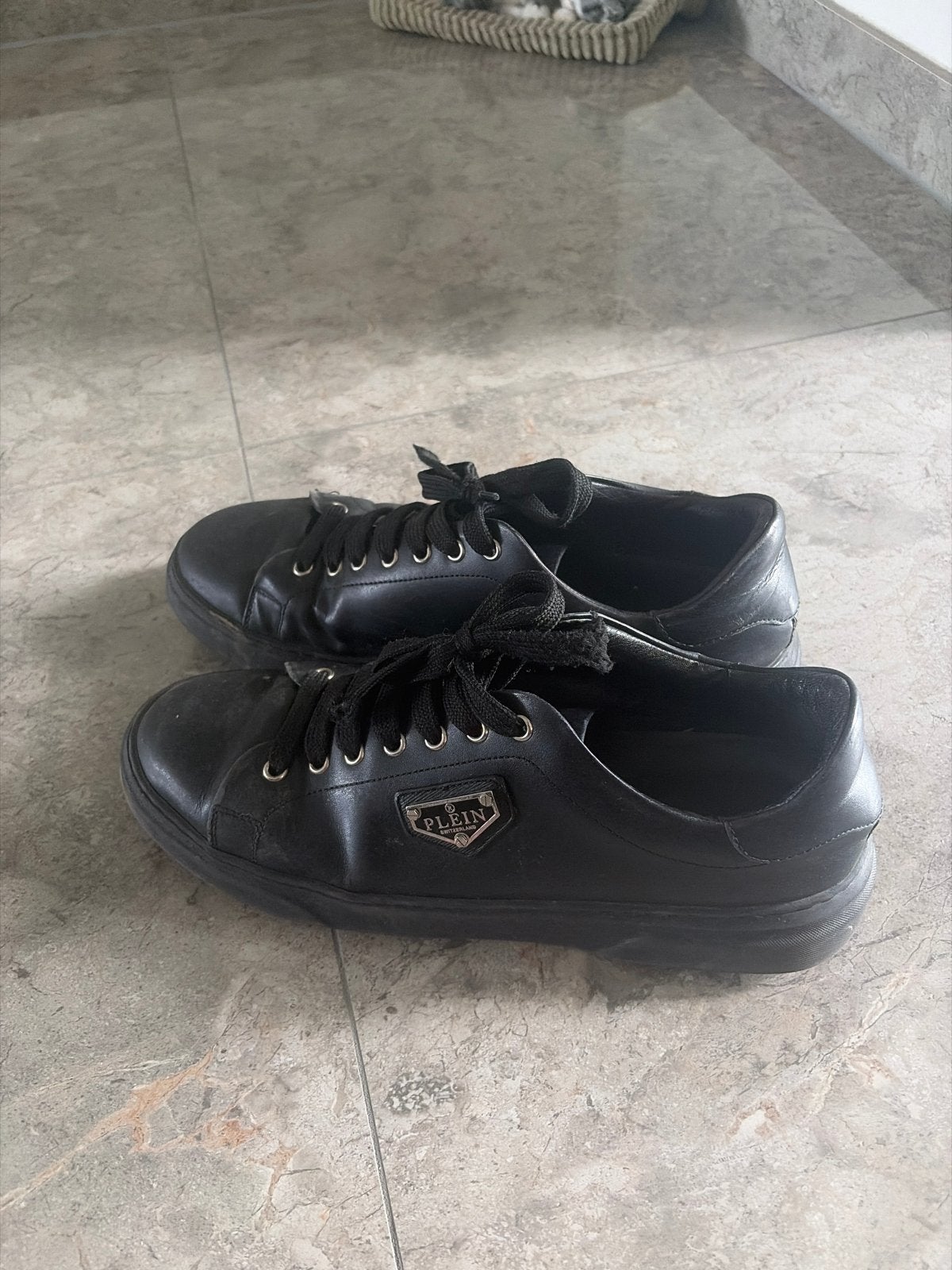 Philip Plein Sneakers Maat 44 - Origineel Roermond Outlet, Ophalen of Verzenden, Gedragen, Zwart, Sneakers of Gympen