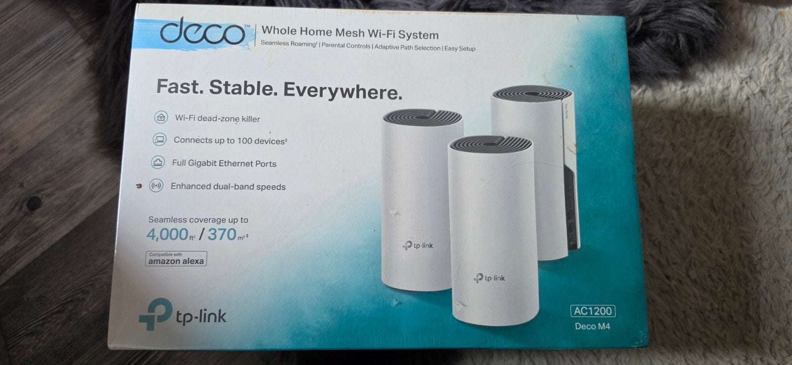 TP-Link Deco M4 AC1200 Whole Home Mesh Wi-Fi Systeem, Ophalen of Verzenden, Nieuw, Router, TP-Link