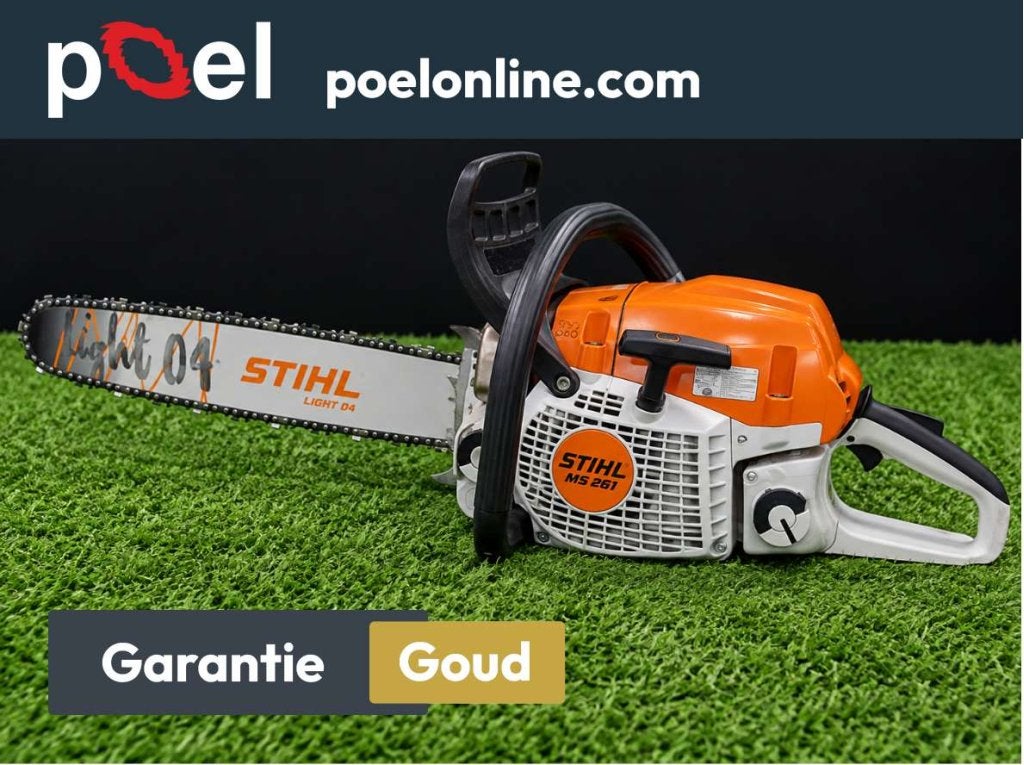 STIHL MS 261 CM  kettingzaag met garantie, Niet ingevuld, Gebruikt, Info@poelonline.nl, Ophalen of Verzenden
