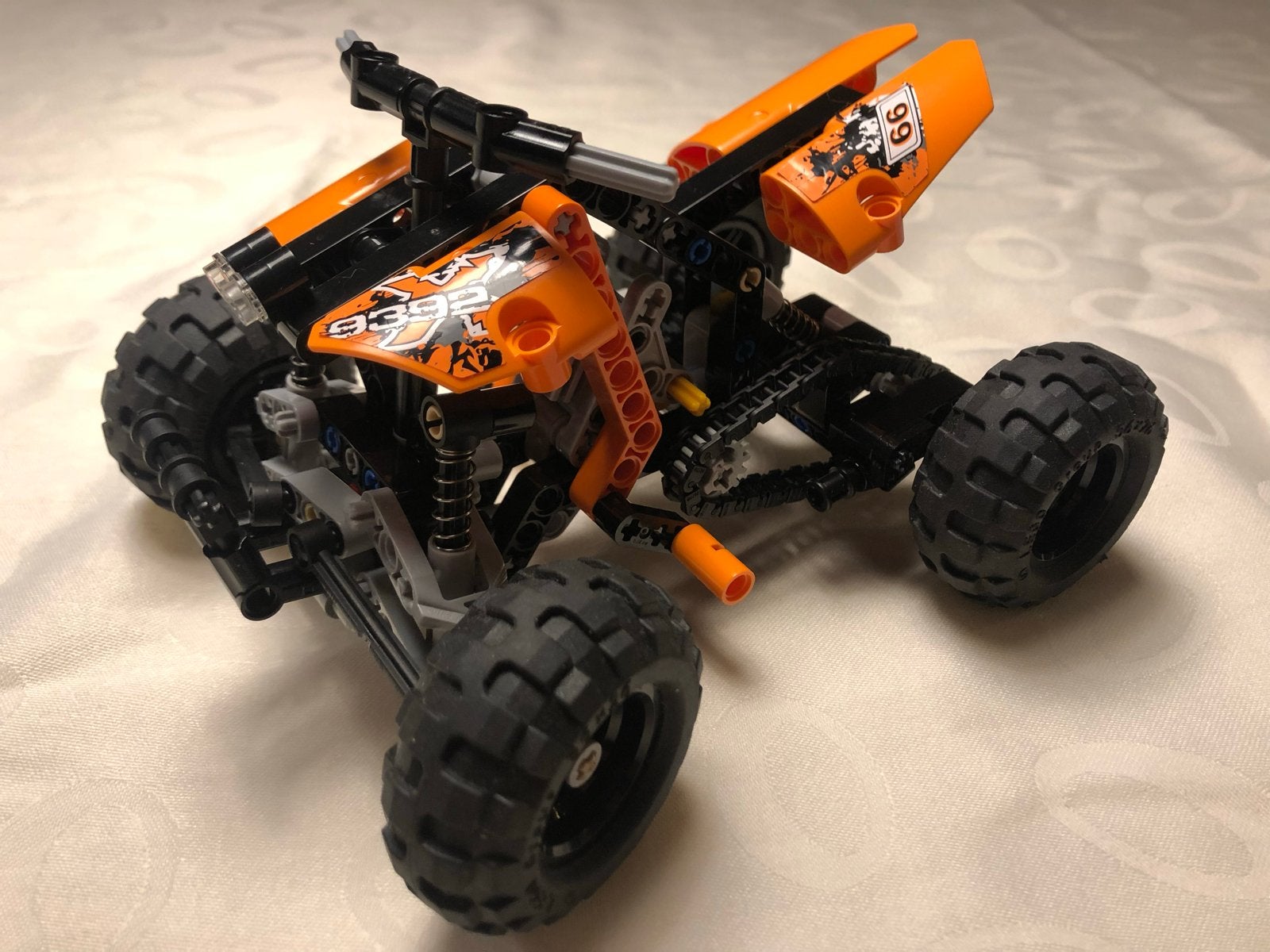 Lego Technic Quad 9392, Ophalen of Verzenden, Gebruikt