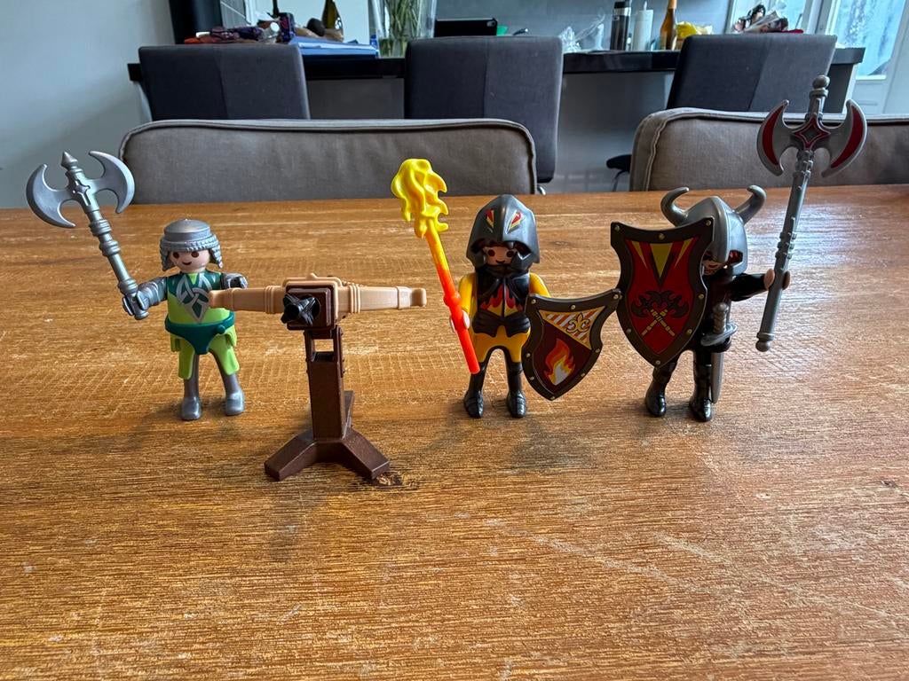 Playmobil Ridders met Katapult - Ideaal voor gevechten!, Ophalen of Verzenden, Zo goed als nieuw