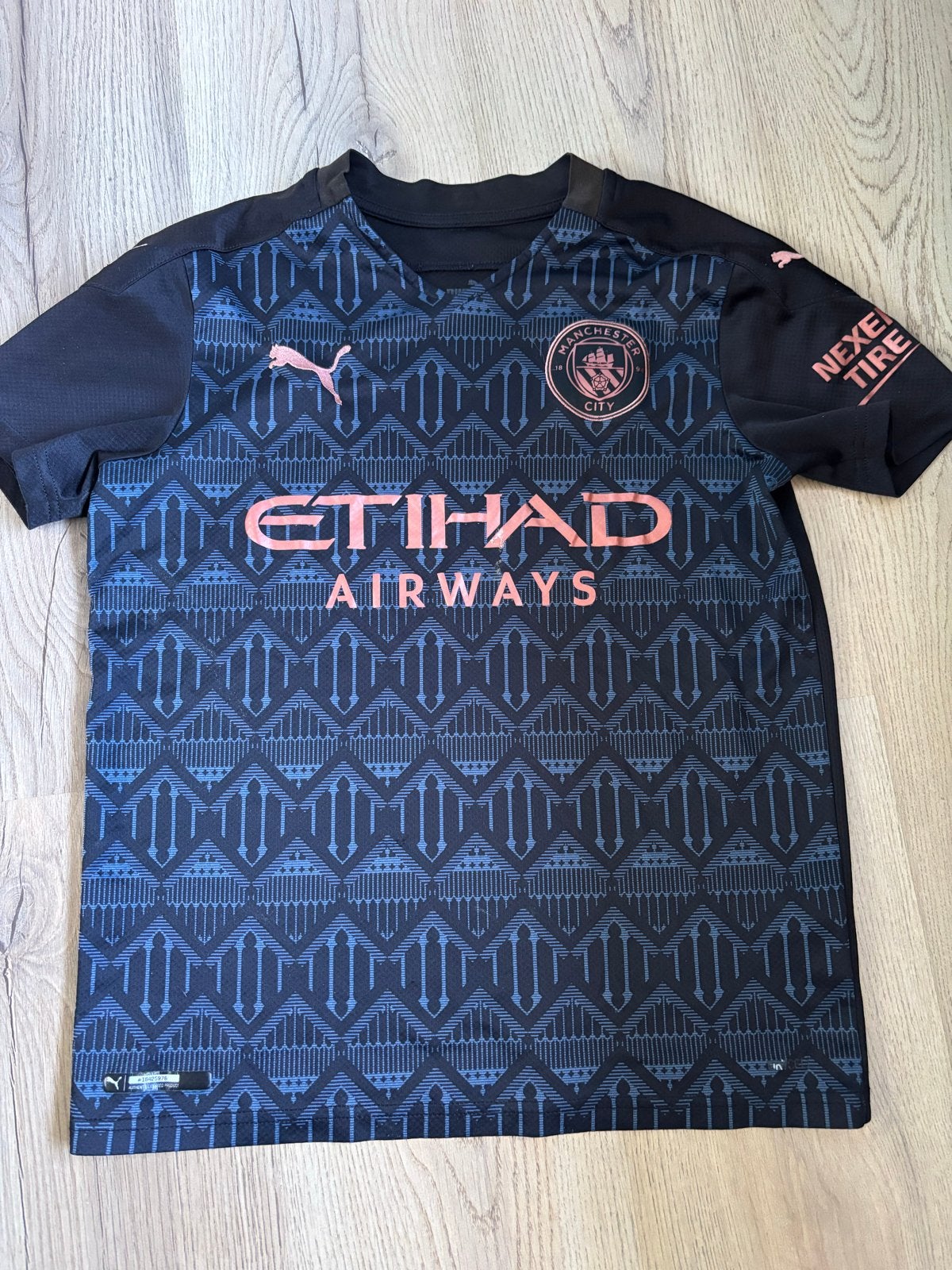 Manchester City voetbalshirt - Maat XS, Ophalen of Verzenden, Zo goed als nieuw, Jongen of Meisje