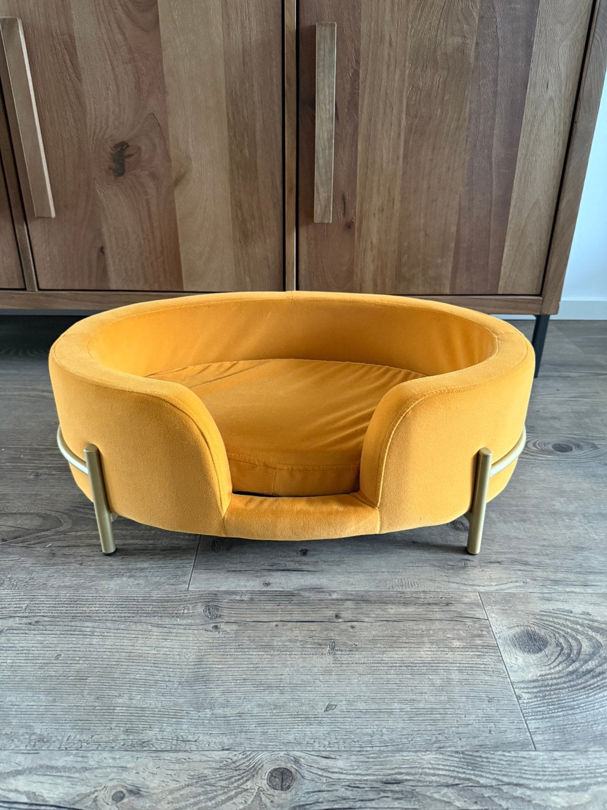 Okergele hondenmand/hondenstoel/hondenbank Olivia Intratuin, Ophalen of Verzenden, Nieuw