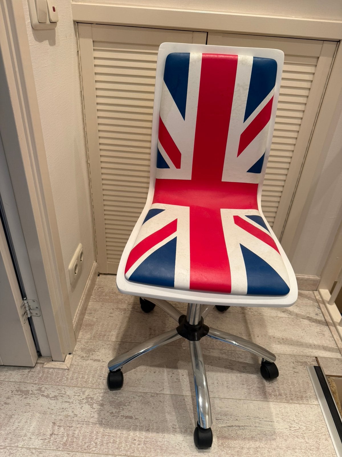 Burostoel Union Jack, Ophalen, Gebruikt, Overige kleuren, Bureaustoel