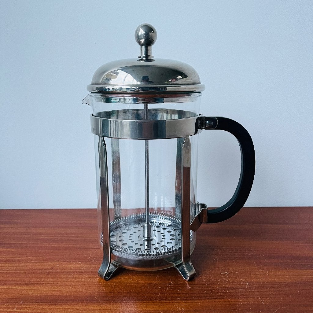 12 kops 1,5 liter French Press Chambord door Bodum zgan, Cafetiere, Zilver, Bodum, Ophalen of Verzenden