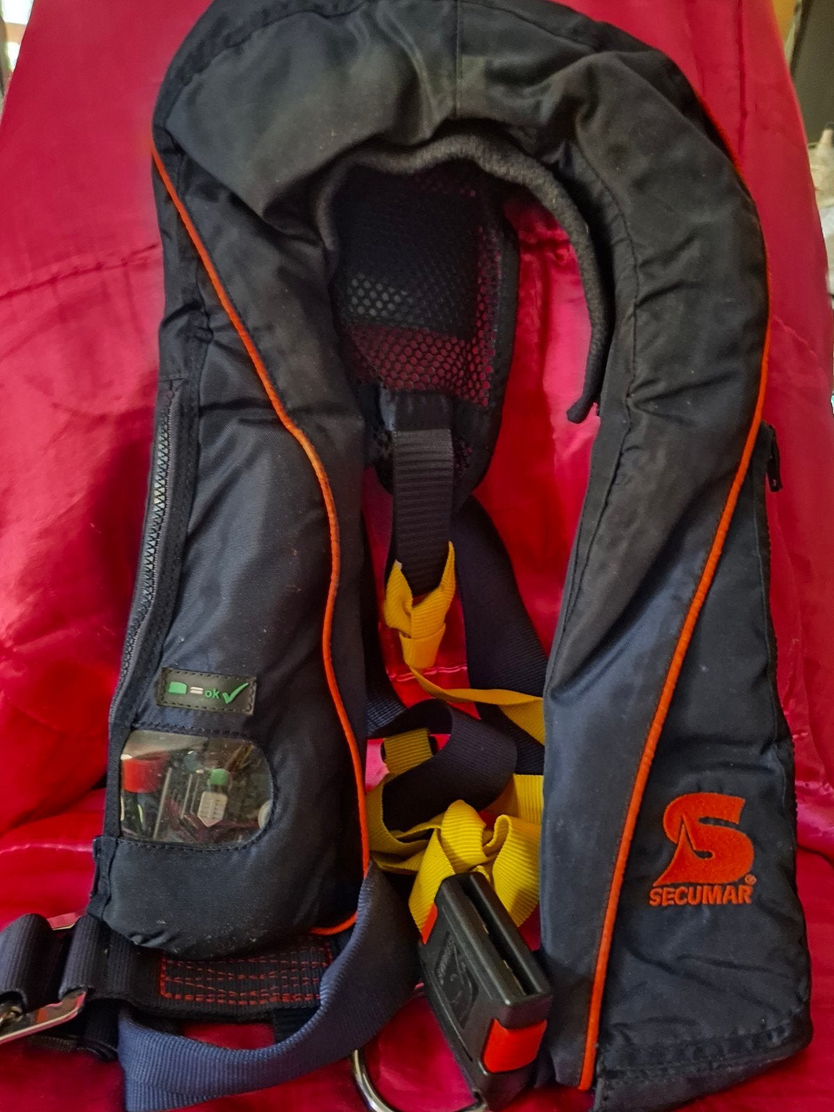 Secumar reddingsvest, automatisch, 150N maat s/m, Ophalen of Verzenden, Gebruikt, Overige typen