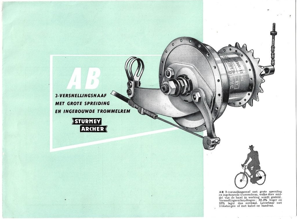Sturmey Archer AB, Verzenden, Zo goed als nieuw
