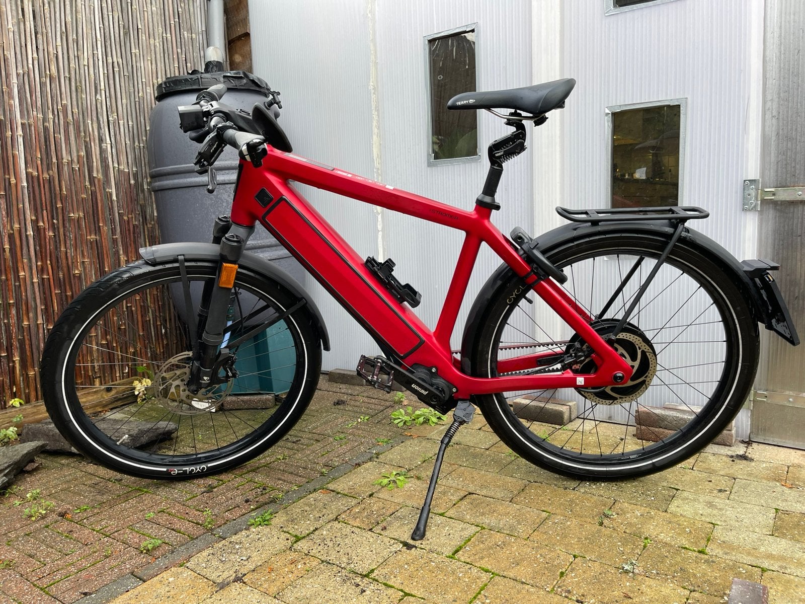 STROMER ST3 PINION FULL SUSPENSION IMPERIAL RED, Fietsen en Brommers, Elektrische fietsen, Ophalen, Zo goed als nieuw, Stromer