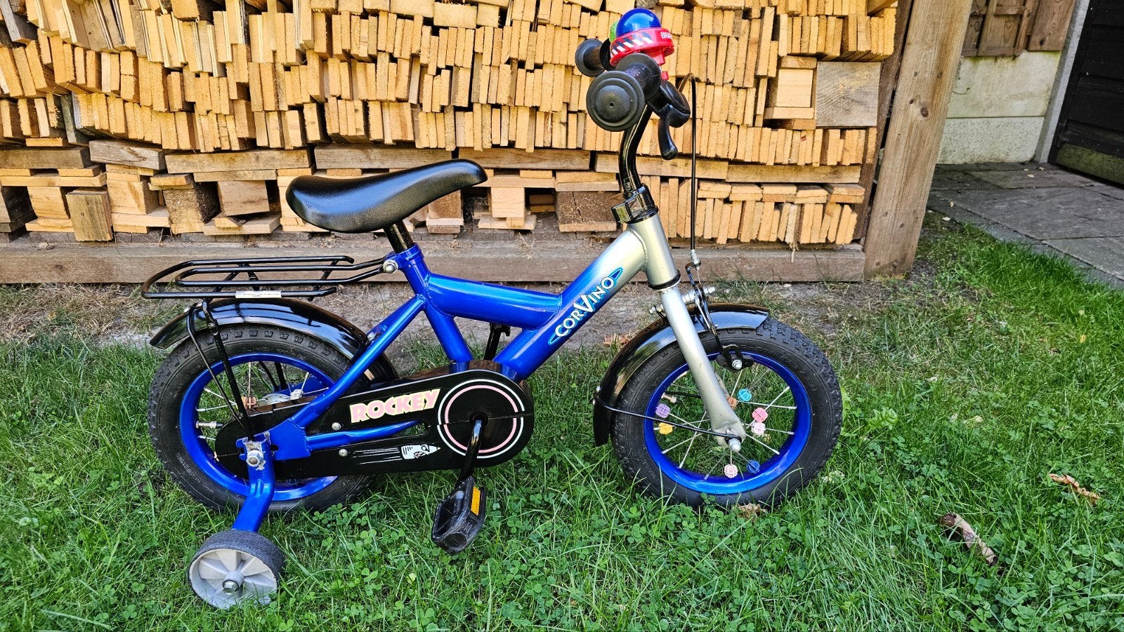 Mooie Corvino Rockey kinderfiets 12,5 inch., Fietsen en Brommers, Ophalen, Zijwieltjes, Gebruikt, Corvino