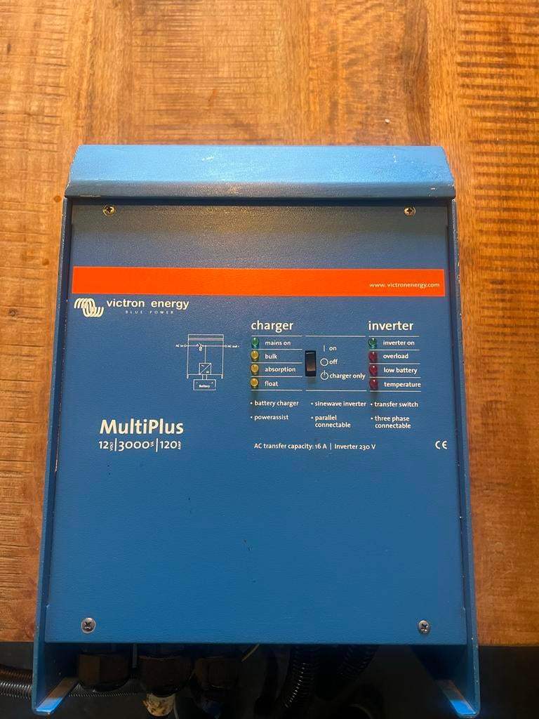 Victron Multiplus 12V 3000VA 120A met aansluitkabels, Ophalen, Gebruikt, Overige typen