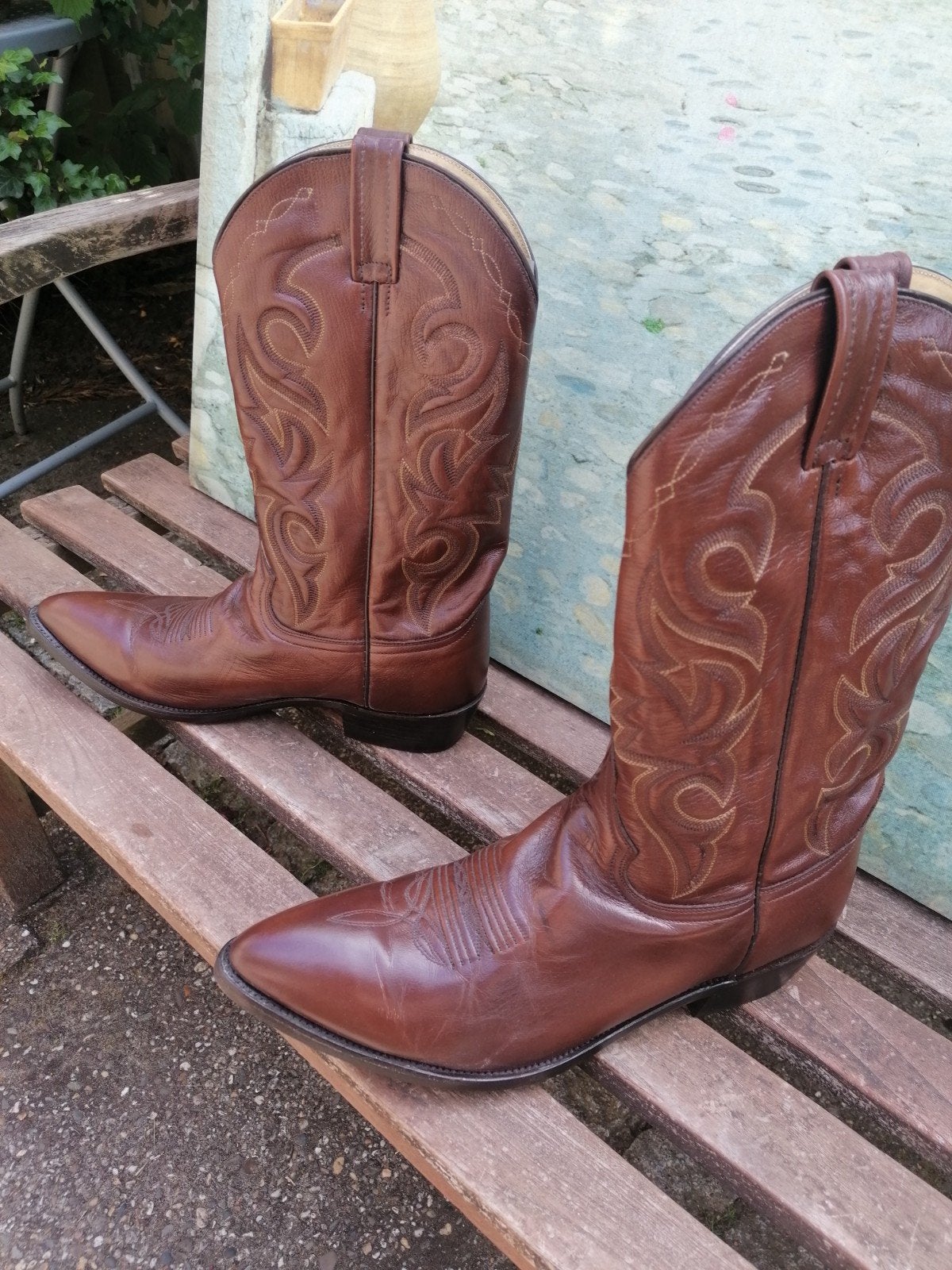 Cowboy laarzen bruin maat 46, Dan Post, Bruin, Boots, Ophalen of Verzenden