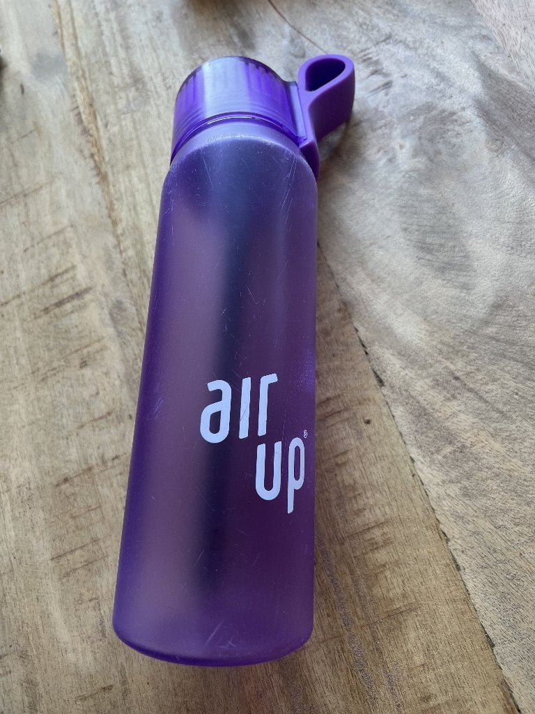 Paarse Air Up drinkfles - 650ml, Sport en Fitness, Bidons, Ophalen of Verzenden, Gebruikt