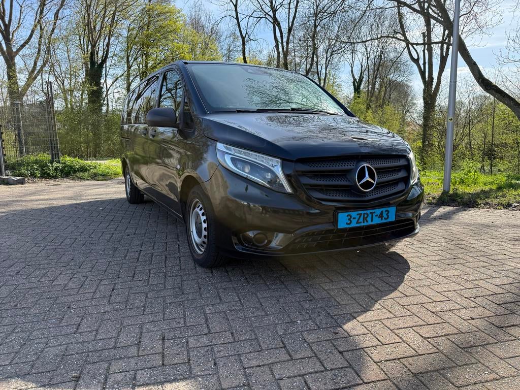 Mercedes-Benz Vito Tourer 116CDI XL 163pk 7G-TRONIC Plus, Auto's, Mercedes-Benz, Automaat, Achterwielaandrijving, Zwart, 2000 kg