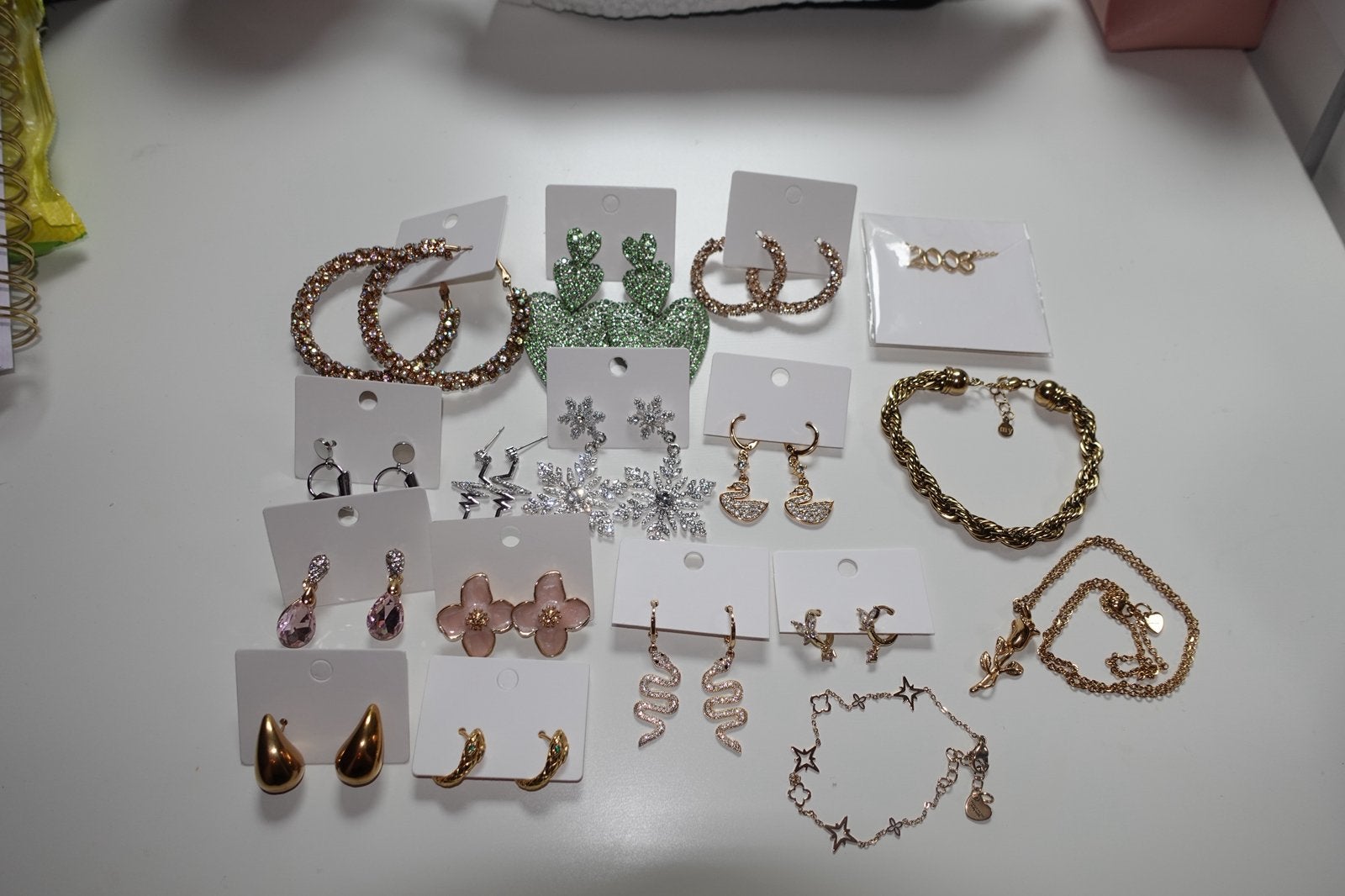 Partij sieraden (merken o.a. My Jewellery & Rosies), Verzenden, Zo goed als nieuw, Goud, Overige materialen