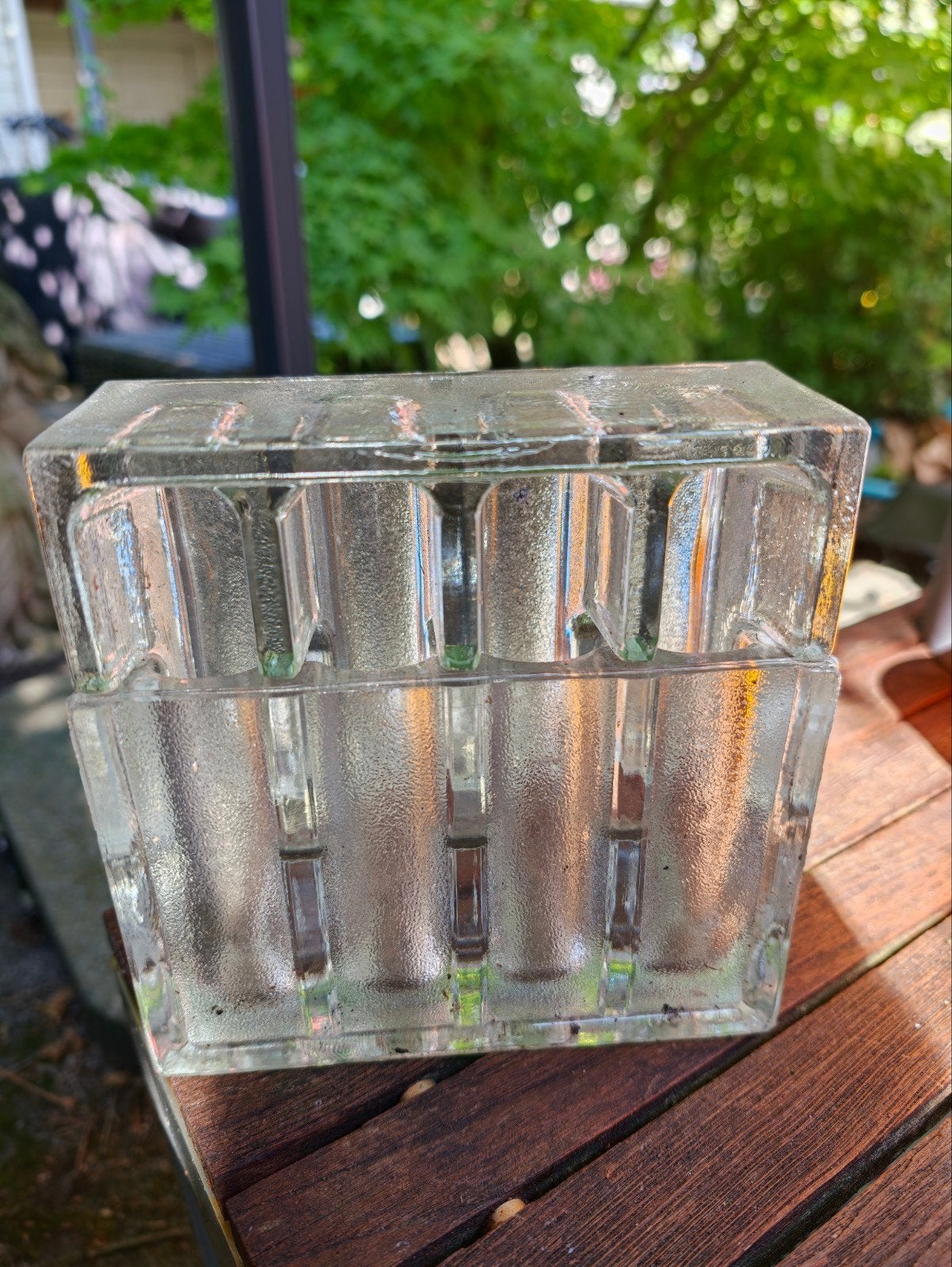 Ventilatie glasblok - 19x19x8 cm, Verzenden, Ventilator