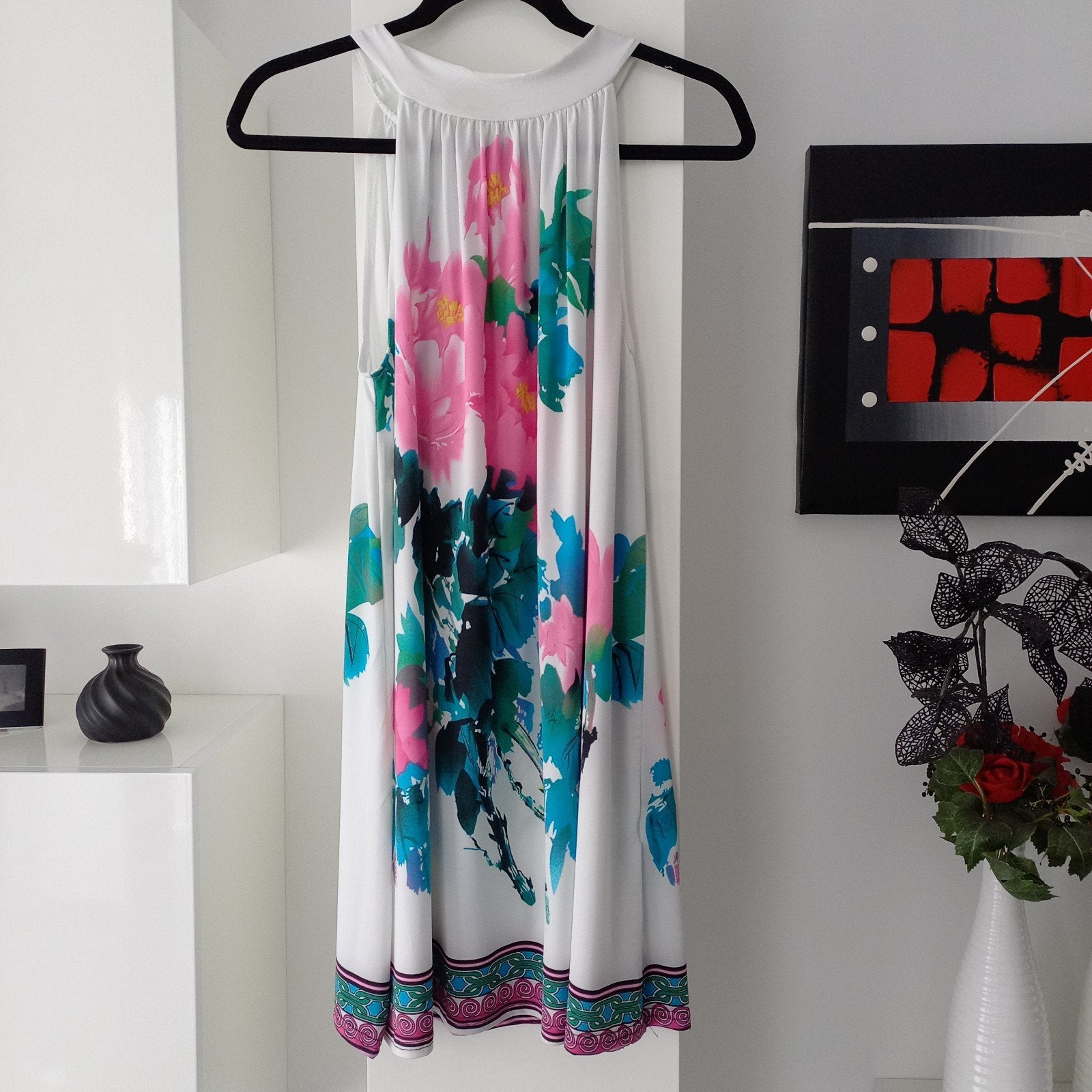 nieuw zomer jurkje maat S/M koopje nu, Kleding | Dames, Ophalen of Verzenden, Nieuw, Maat 38/40 (M), Knielengte
