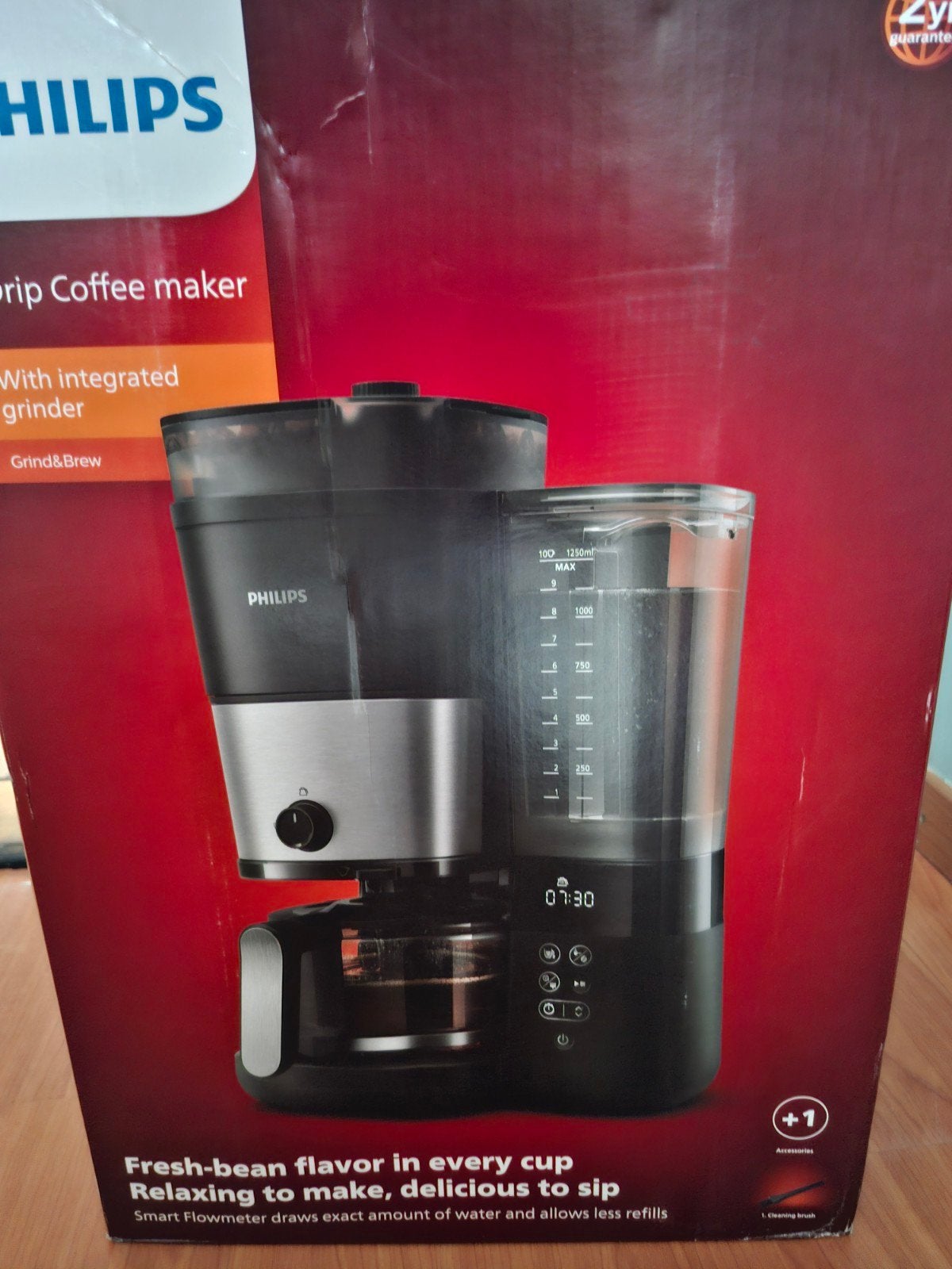 Philips koffiezetapparaat 7888 met defecte bonenmaler, Ophalen of Verzenden, Niet werkend, Koffiemachine, Koffiebonen