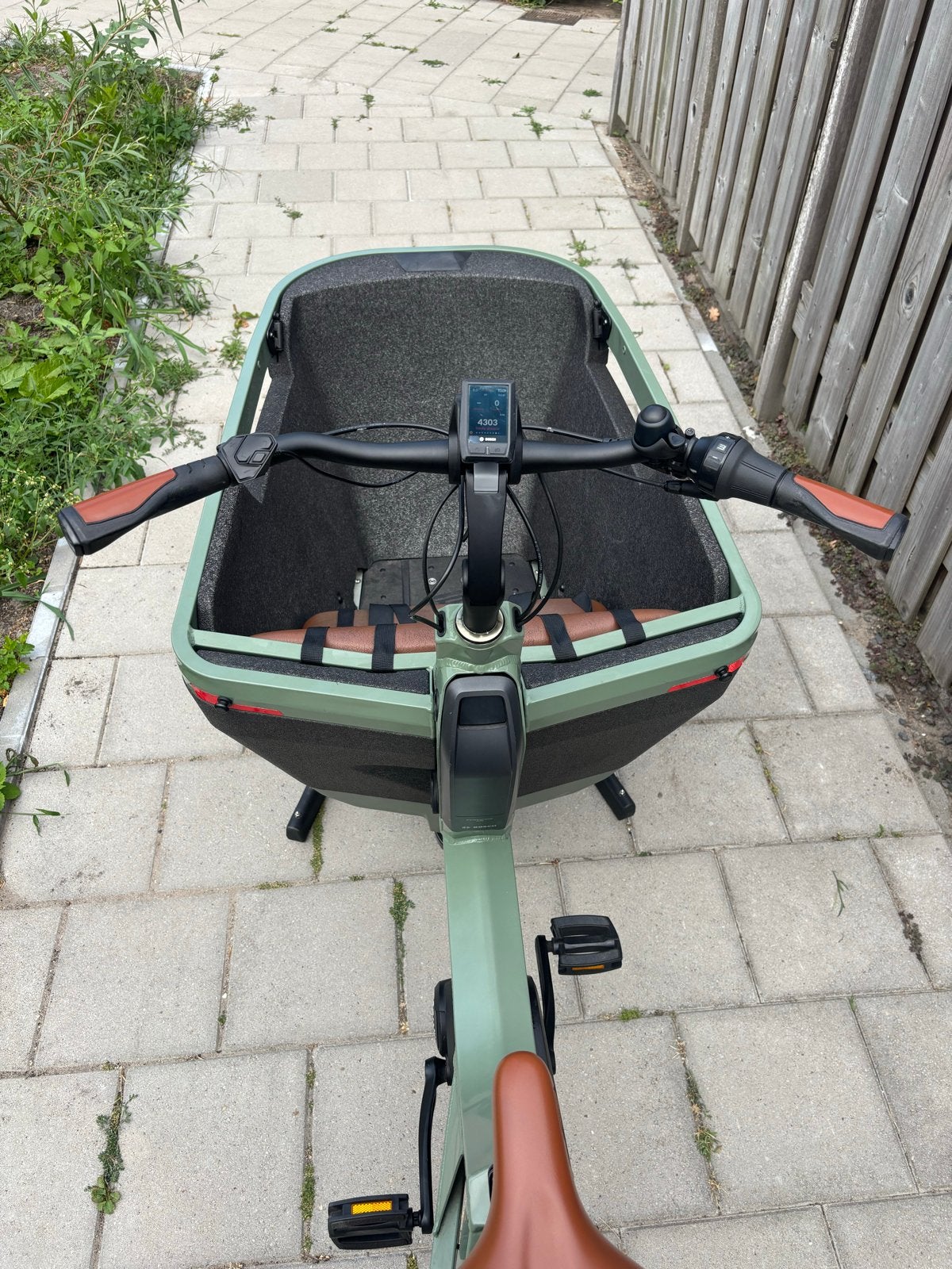 Lovens bakfiets uit 2022, 5versnellingen, dealer onderhouden, Fietsen en Brommers, Fietsen | Bakfietsen, Gebruikt, Elektrisch
