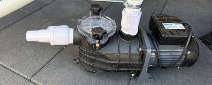 Waterland Zwembadpomp SP-9 met zandfilter, Ophalen of Verzenden, Gebruikt, Zwembadpomp
