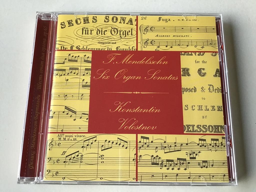 Mendelssohn Six Organ Sonatas Konstantin Volostnov, Ophalen of Verzenden, Barok, Zo goed als nieuw, Kamermuziek