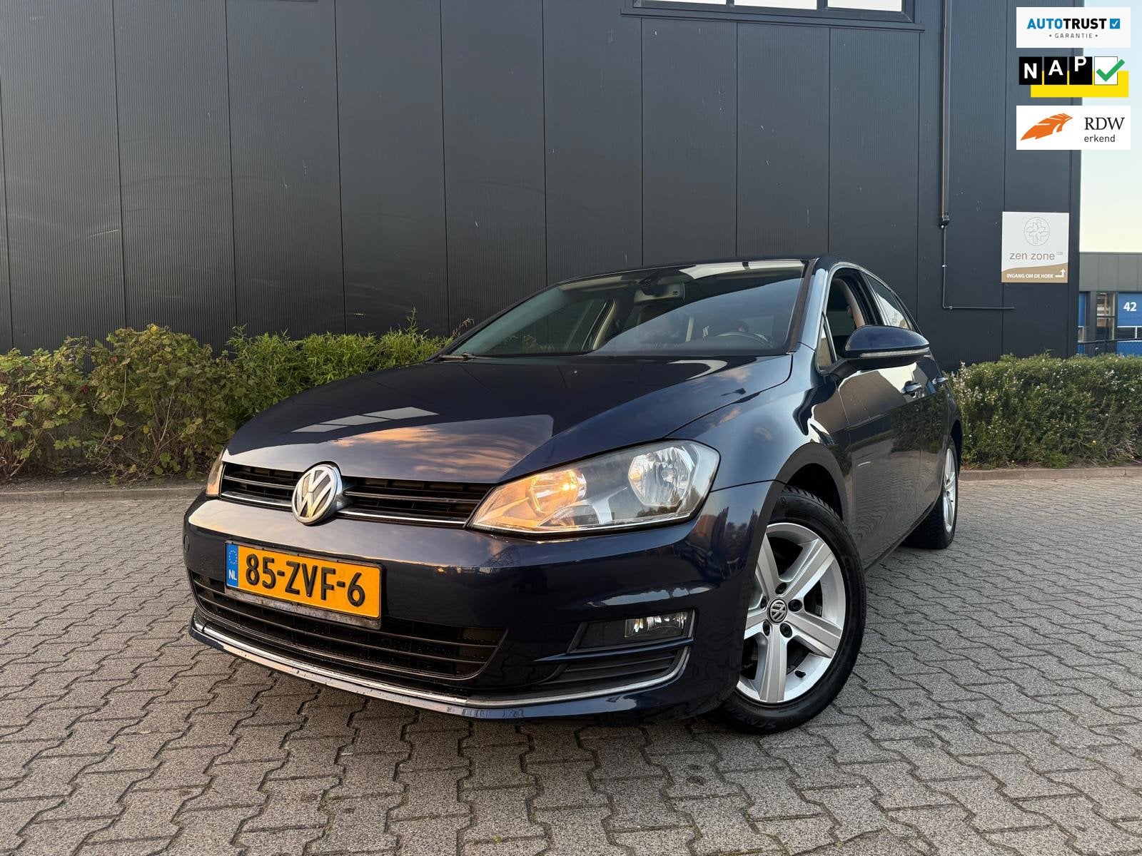 Volkswagen Golf 1.4 TSI Highline, Auto's, Euro 5, Gebruikt, 4 cilinders, Blauw
