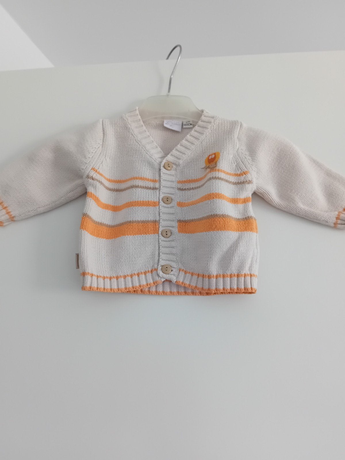 P'tit Bisou katoenen vestje maat 56-62, P'tit Bisou, Ophalen of Verzenden, Zo goed als nieuw, Truitje of Vestje