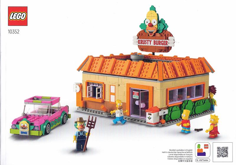 Lego | The Simpsons | Krusty Burger | 10352, Kinderen en Baby's, Speelgoed | Duplo en Lego, Lego, Lego, Nieuw, https://legohouse.com/en-gb/info/contact-us/