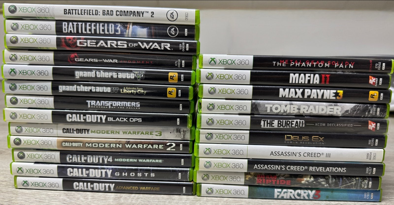 Grote Xbox 360 Spellenbundel (33 games), Online, Gebruikt, Vanaf 18 jaar, Overige genres
