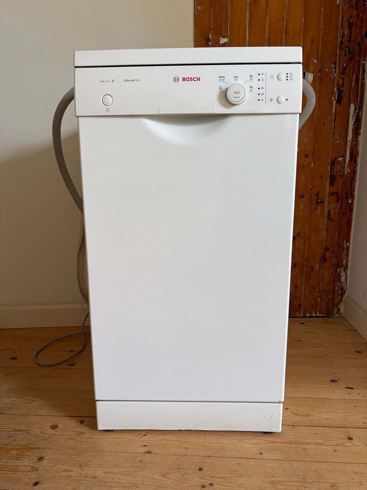 Bosch Serie 2 SilencePlus Vrijstaande Vaatwasser, Witgoed en Apparatuur, Vaatwasmachines, Ophalen, Gebruikt, Eco programma, Minder dan 45 cm