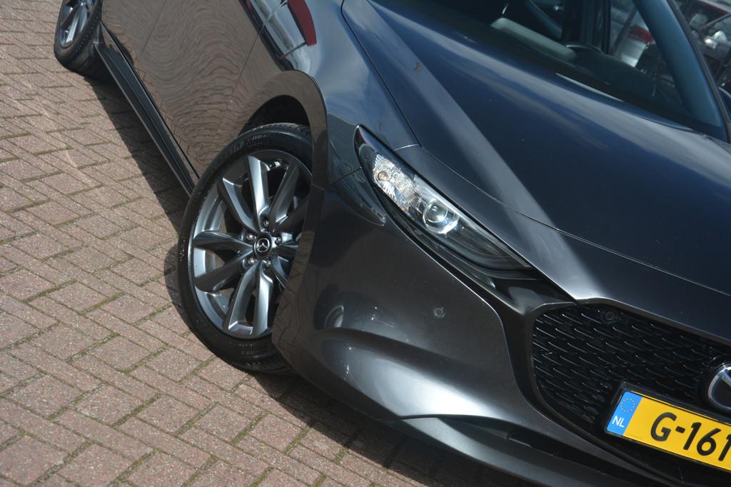 Mazda 3 2.0 e-SkyActiv-X M Hybrid 180 Comfort met Bose | LED, Voorwielaandrijving, 1998 cc, Stof, Gebruikt