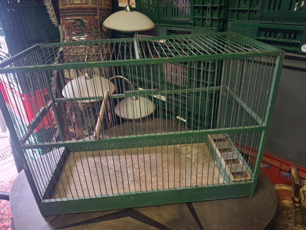 Brocante vogelkooi, Antiek en Kunst, Curiosa en Brocante, Ophalen of Verzenden