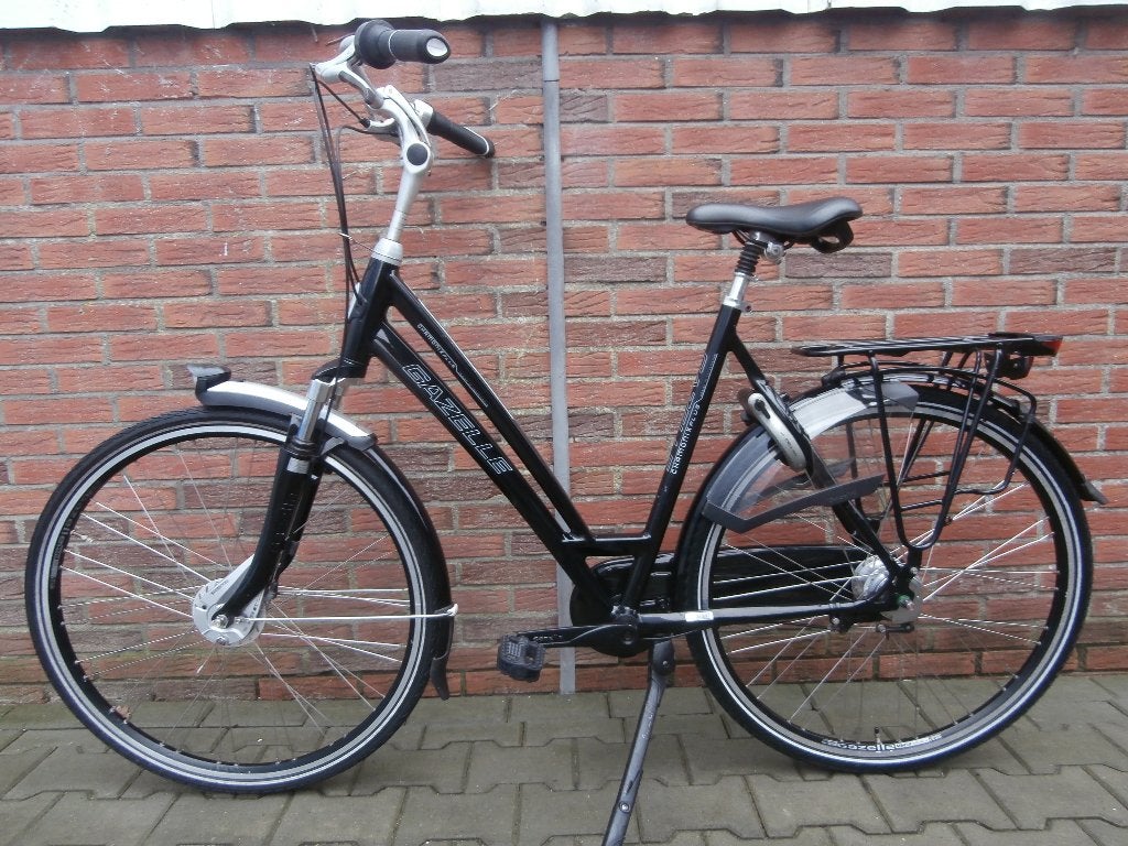 Gazelle Chamonix dames 57 cm. MET SNELLE BESLISSER KORTING, Ophalen, Gebruikt, Versnellingen, 56 cm of meer