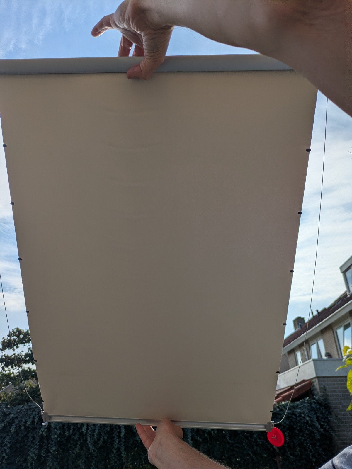 Velux verduisterend rolgordijn DKL M06 beige, Gebruikt, Overige merken, Inclusief montageonderdelen, Beige