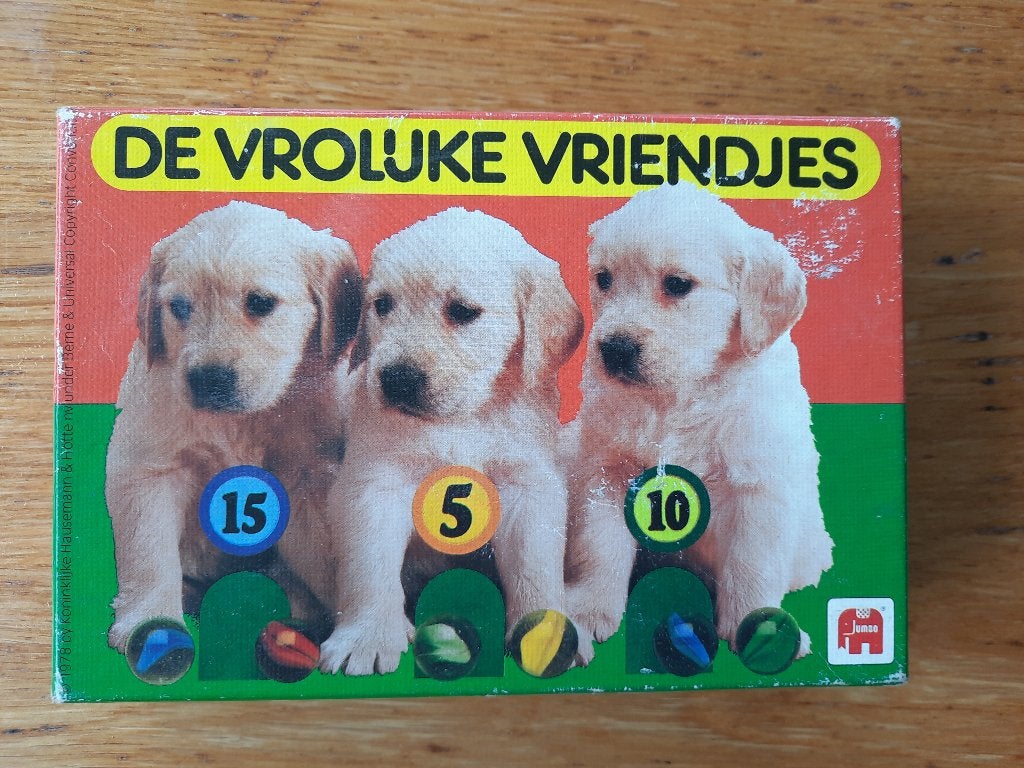 Jumbo knikkerspelletje de vrolijke vriendjes, Ophalen of Verzenden, Gebruikt, Jumbo