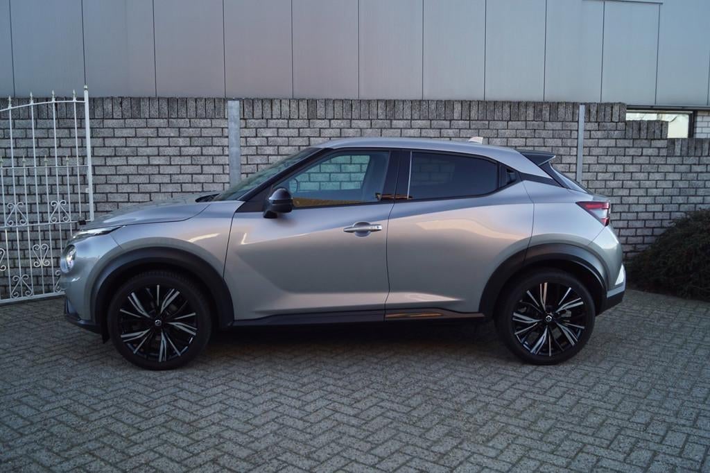 Nissan Juke 1.0 DIG-T N-Connecta Navi Camera Clima Apple Car, Voorwielaandrijving, Stof, Origineel Nederlands, Handgeschakeld