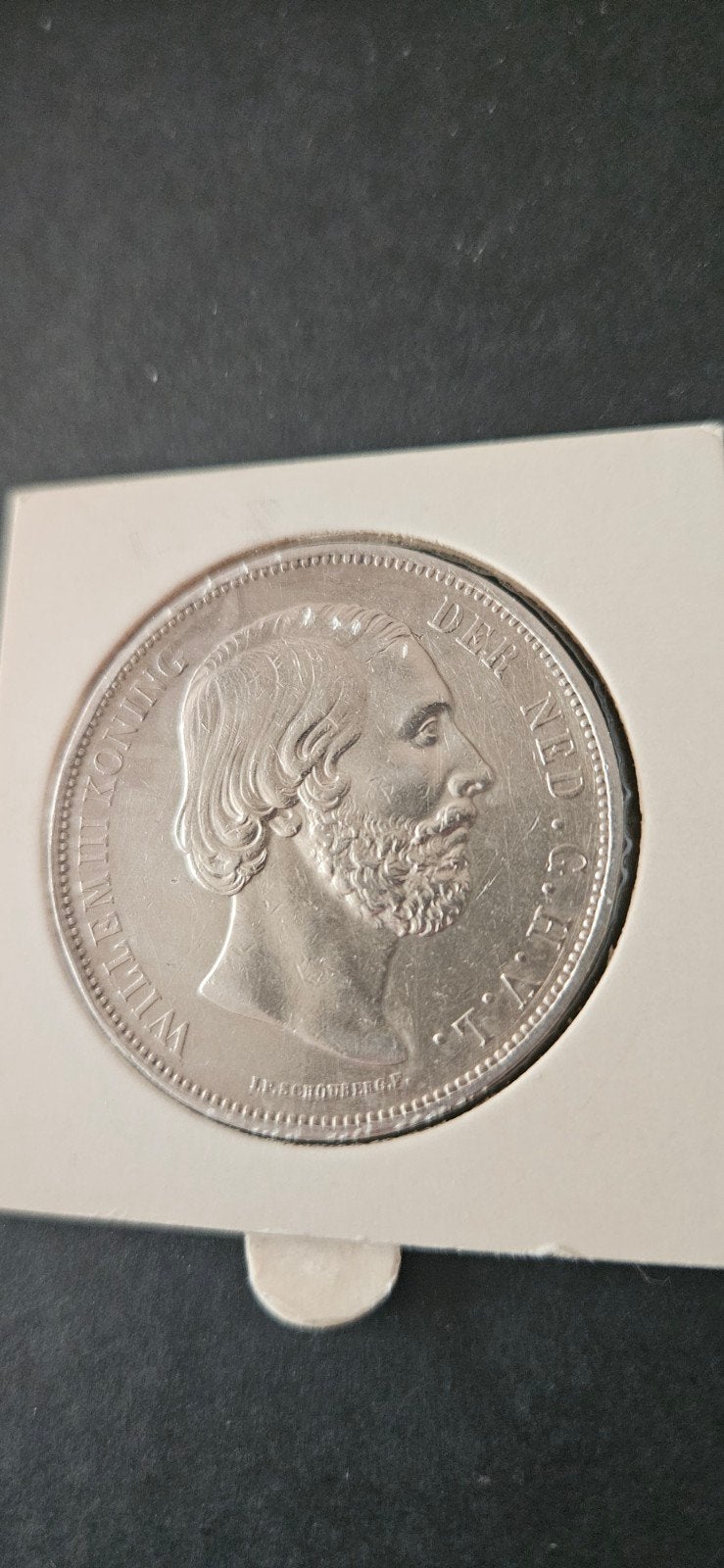 Zilveren rijksdaalder 1869 Willem lll prachtig + zie foto's, Koning Willem III, Zilver, Ophalen of Verzenden, Losse munt