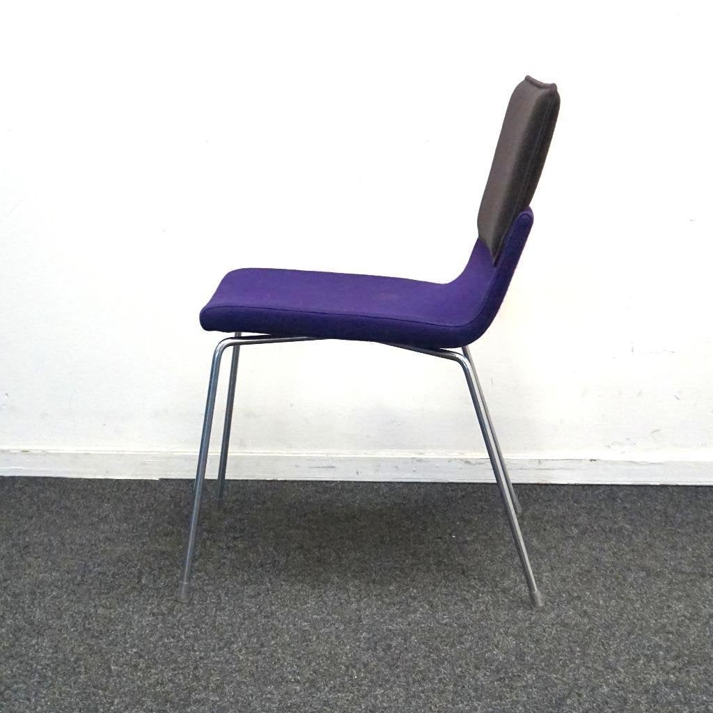 Gispen Triennial Design Stoelen | Zwart / Donkerpaars, Huis en Inrichting, Gebruikt, Overige kleuren, -, Ophalen of Verzenden